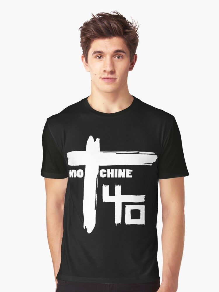 Best of Indochine Band Logo Graphic T-Shirt - Men