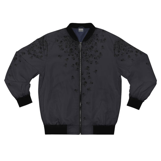 FFXV Skull and Crossbones Bomber Jacket featuring a graphic design from the Final Fantasy XV video game