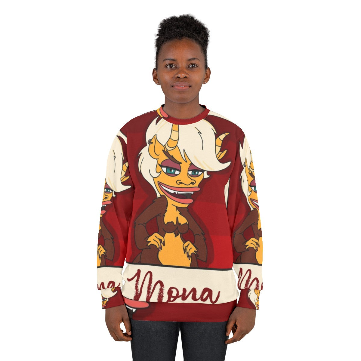 Big Mouth Hormone Monster Mona Netflix Sweatshirt - women