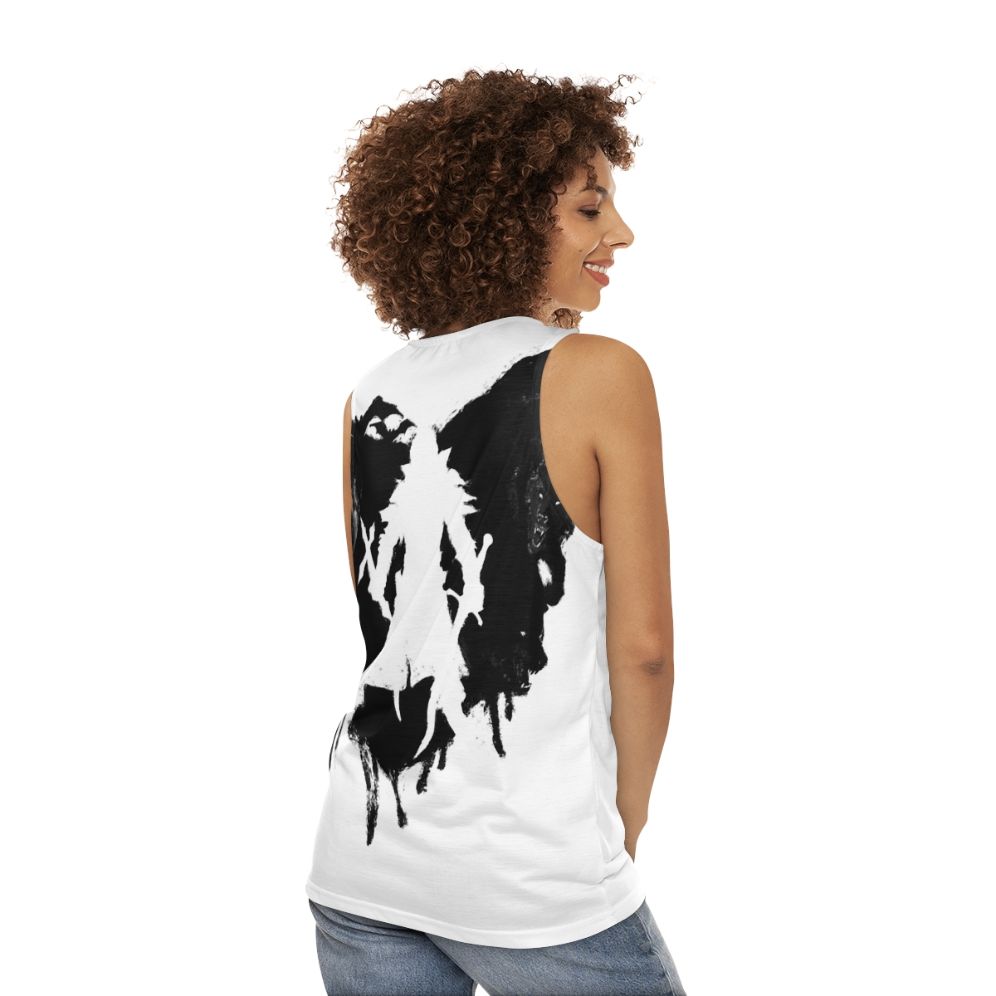 Castlevania inspired unisex tank top - women back