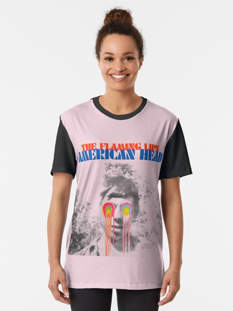 The Flaming Lips American Head Graphic T-Shirt - Women