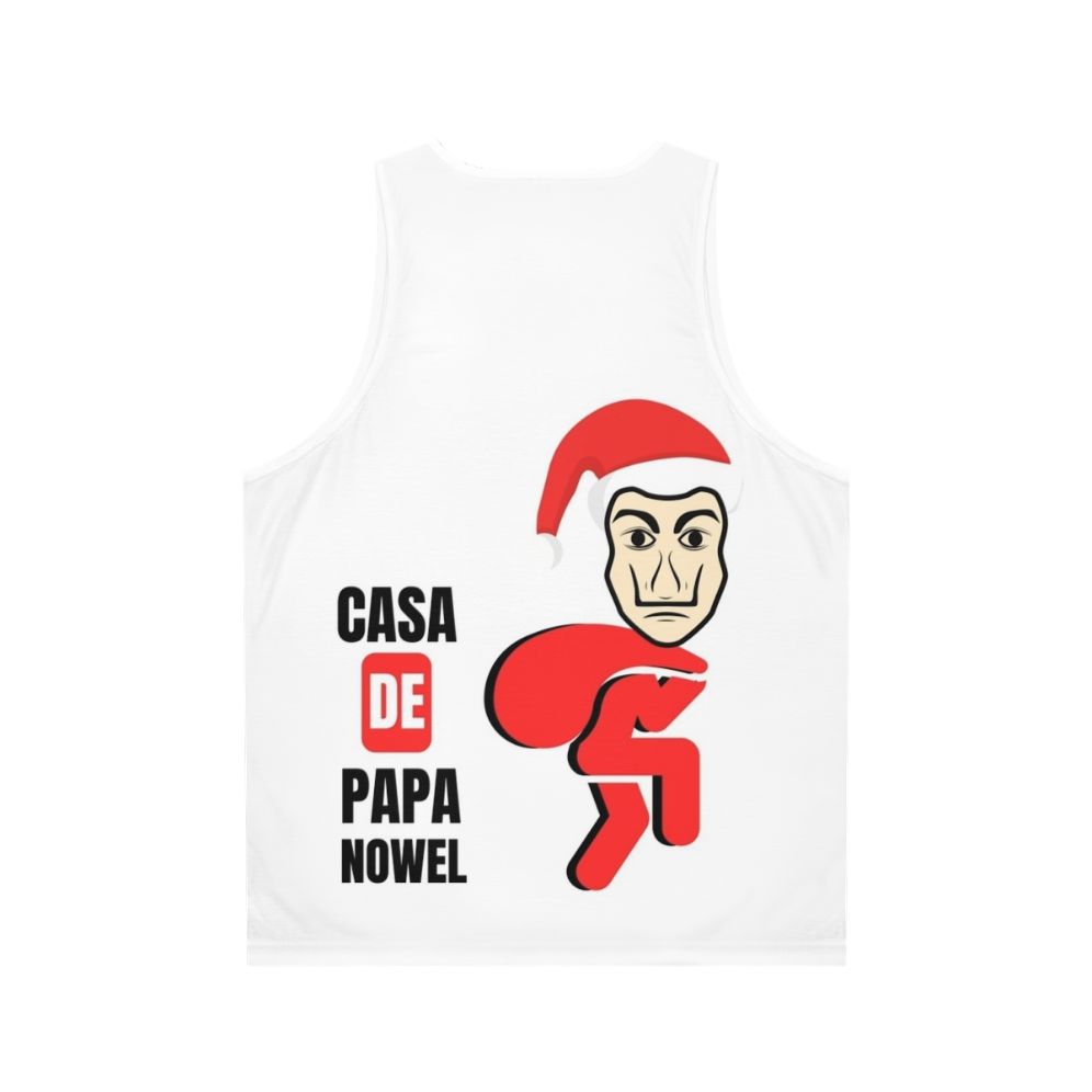 Casa De Papel Money Heist Unisex Tank Top - Back