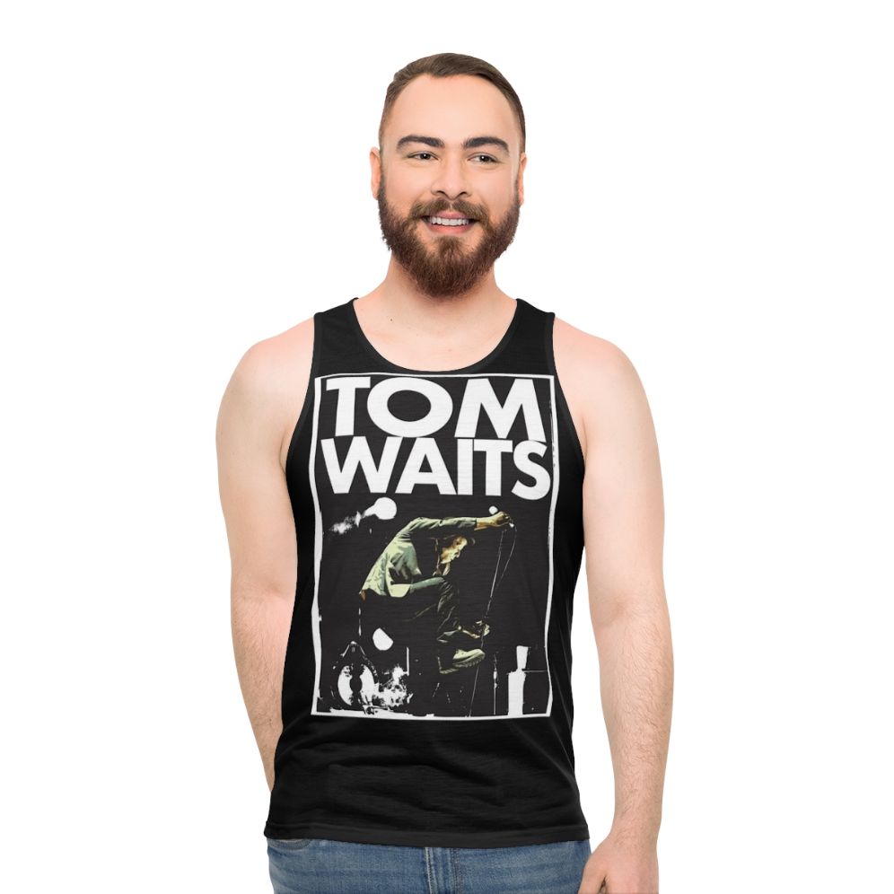 Unisex Tom Waits Music Merchandise Tank Top - men