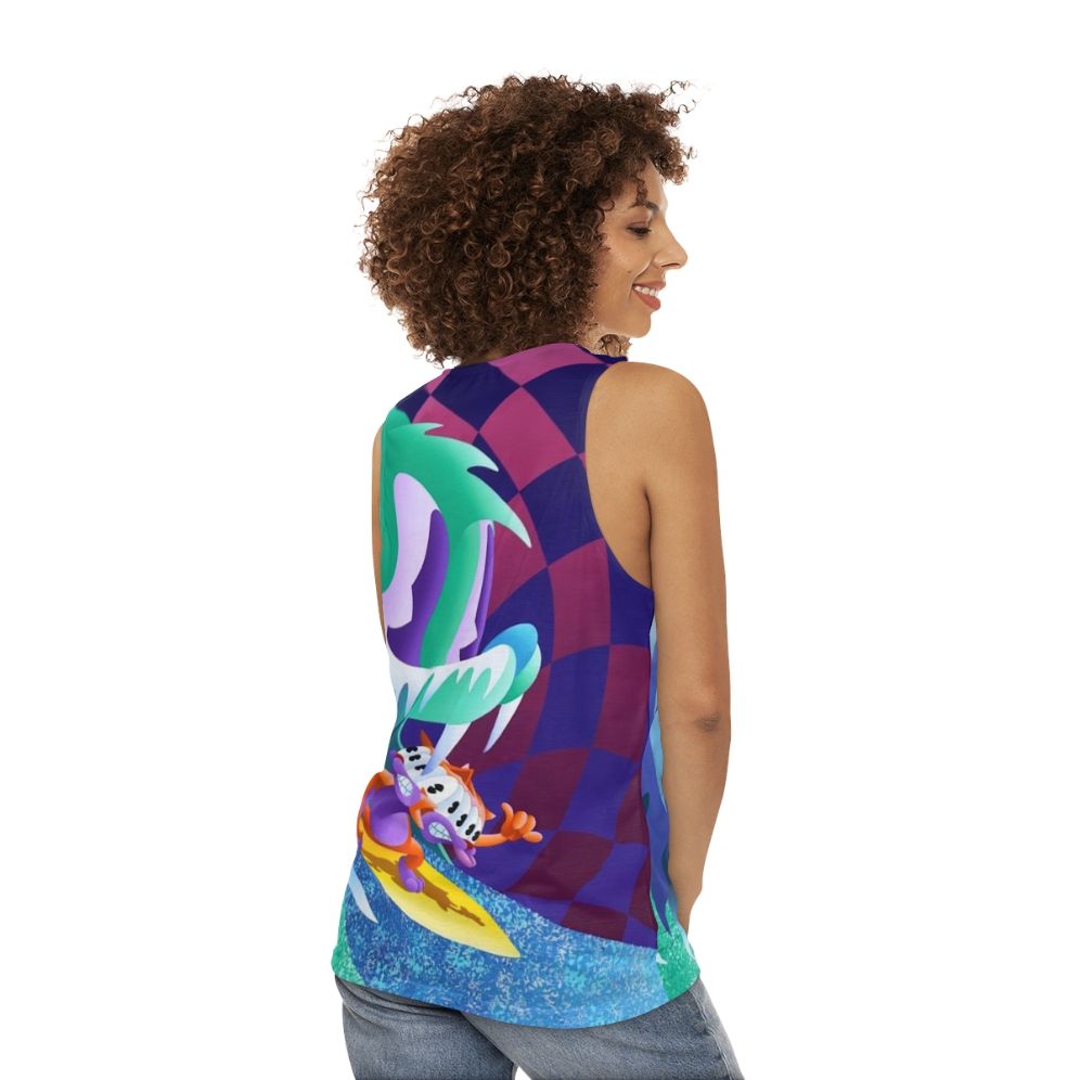 MGMT Congratulations Unisex Tank Top - women back