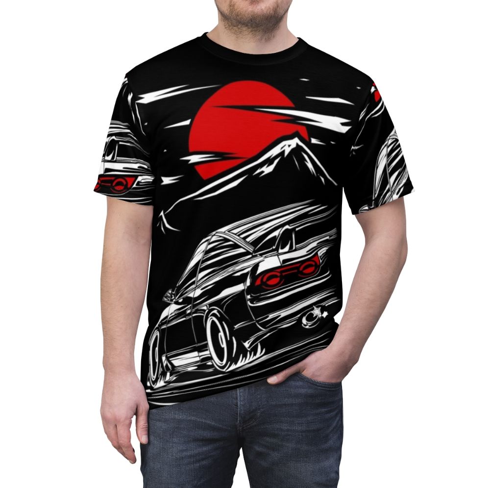 Nissan Silvia S13 Inspired All-Over Print T-shirt - men front