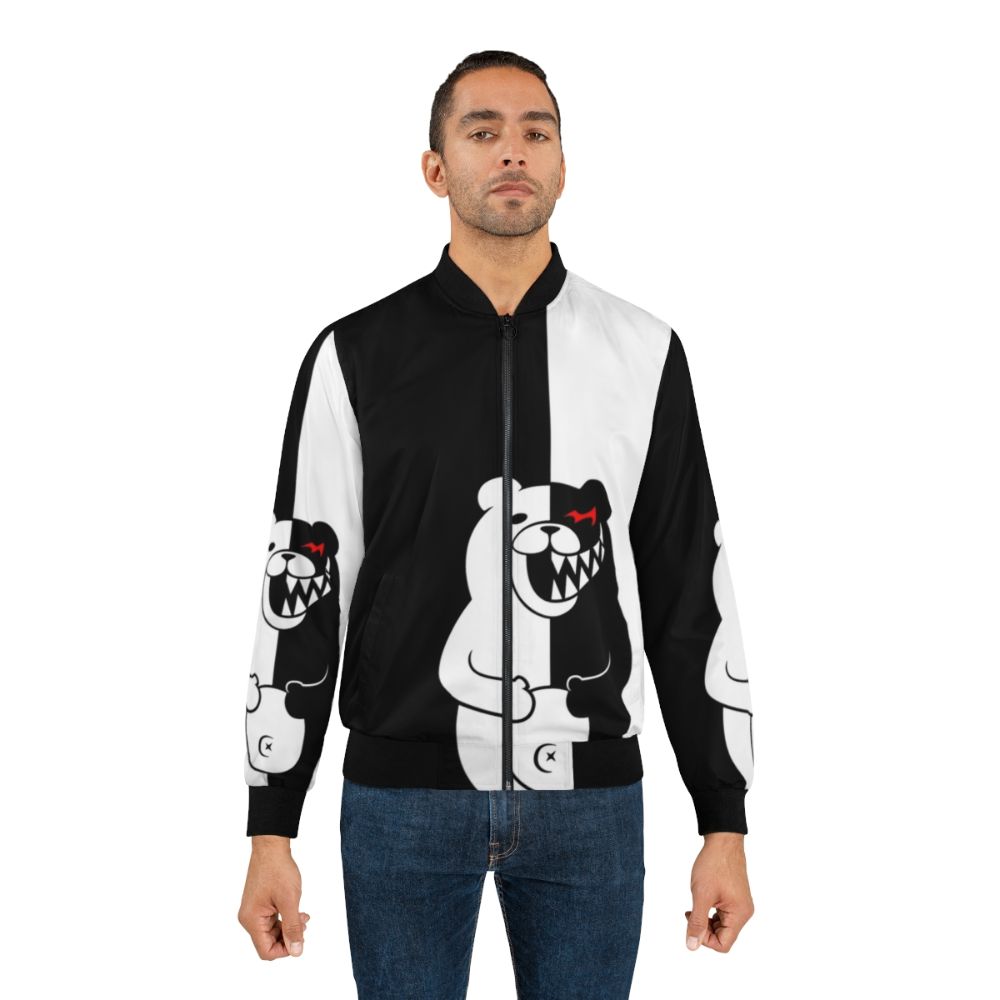 Danganronpa Monokuma Bomber Jacket with Cute, Evil Bear Design - Lifestyle