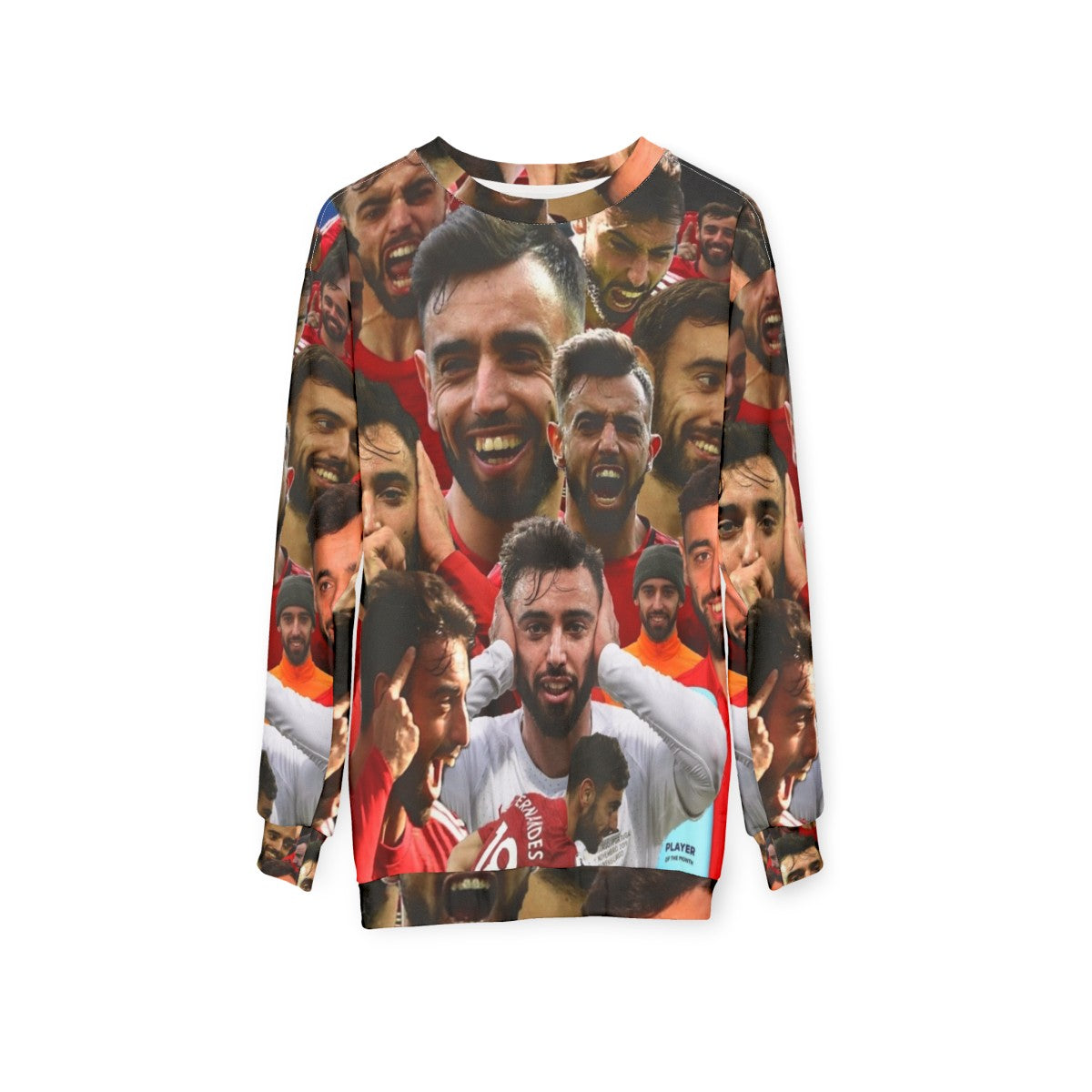 Bruno Fernandes Manchester United Football Sweatshirt - hanging