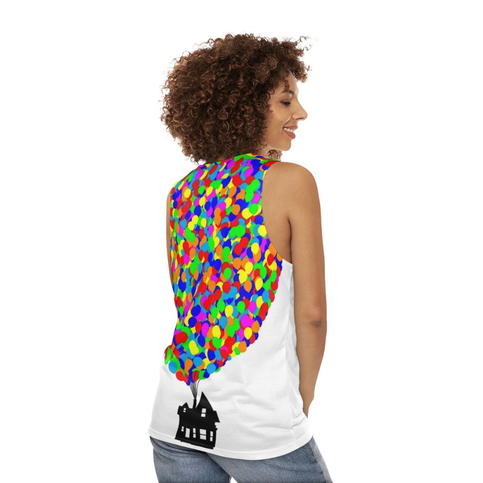 Unisex Disney-Inspired Animation Themed Tank Top - women back