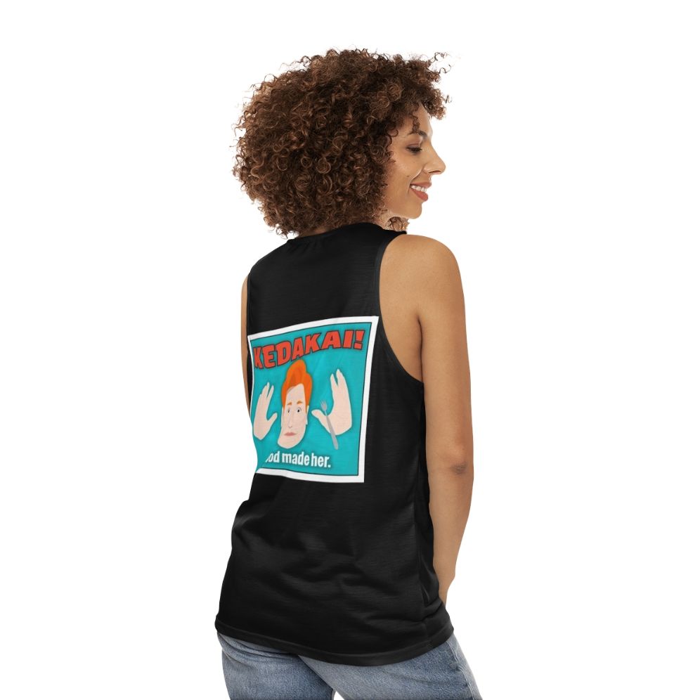 Conan and Kedakai Unisex Team Coco Tank Top - women back