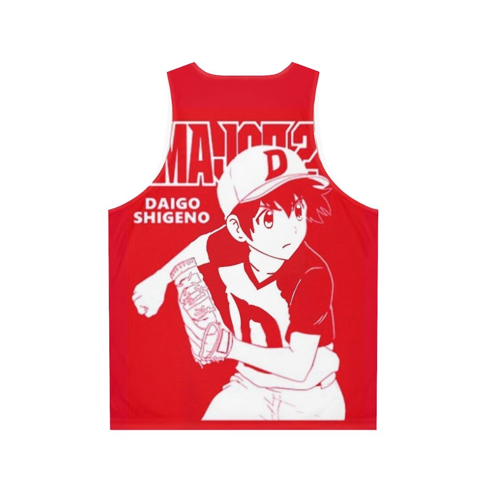 Daigo Shigeno Unisex Anime Tank Top - Back