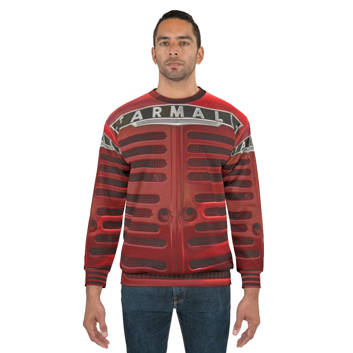 Vintage tractor grill design sweatshirt - men