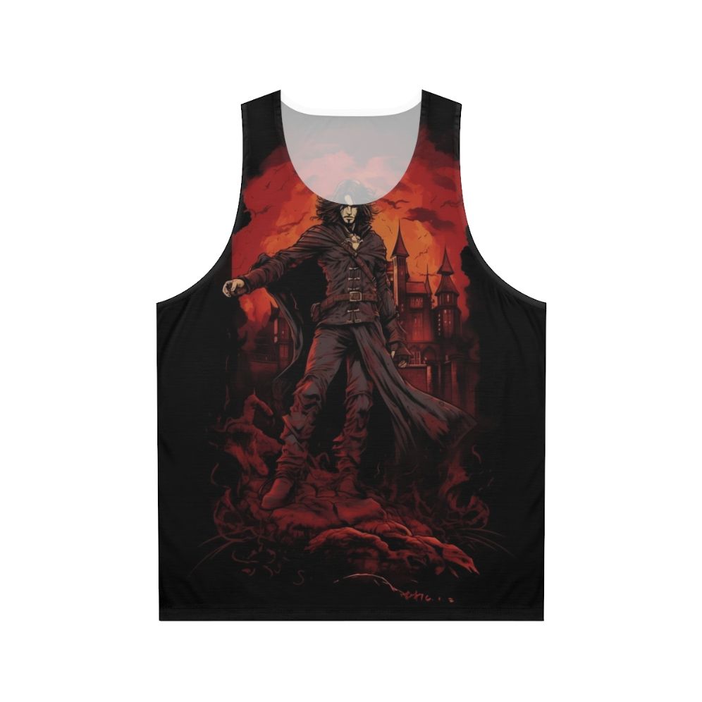 Trevor Belmont Castlevania video game fanart unisex tank top