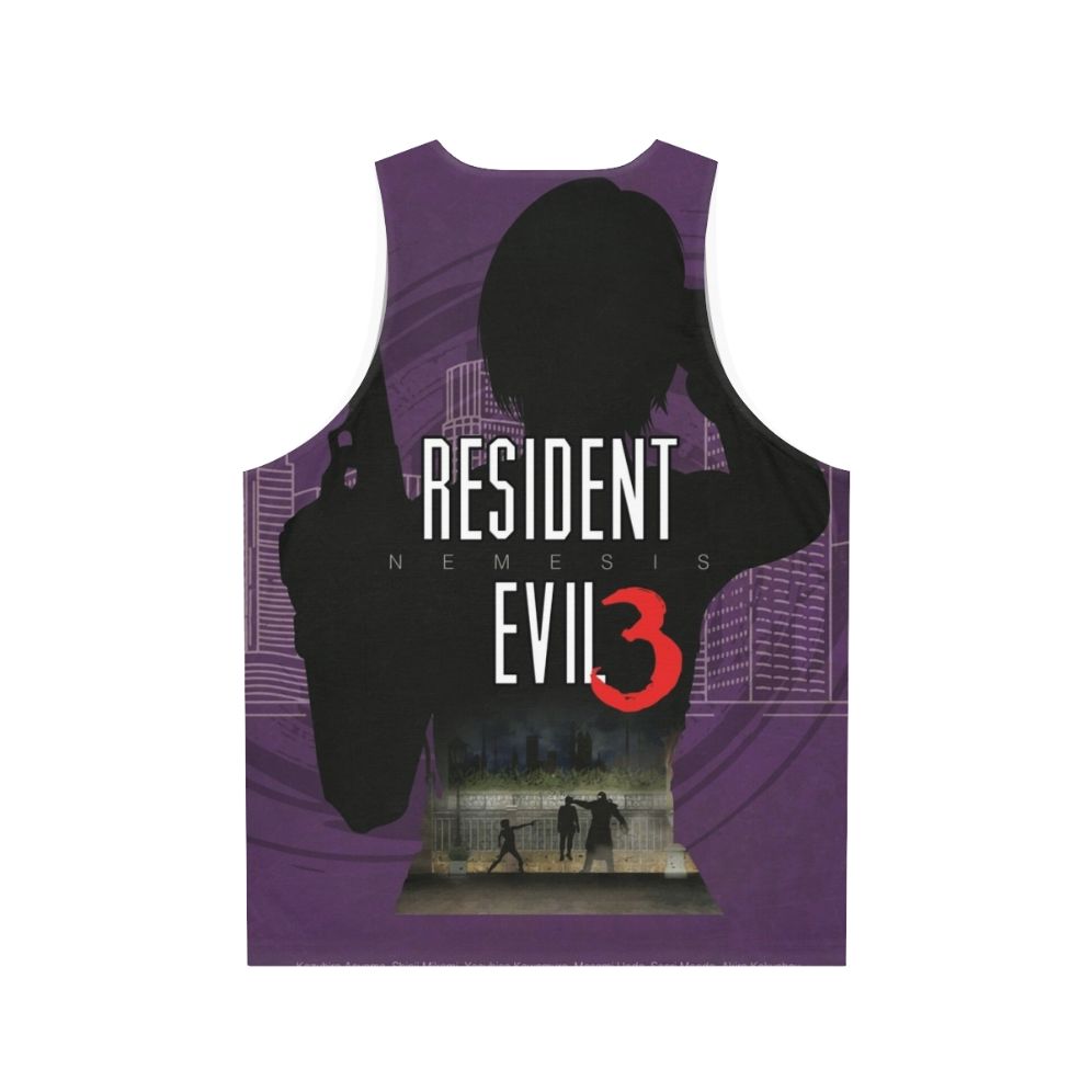 Resident Evil Nemesis Minimalist Unisex Tank Top - Back