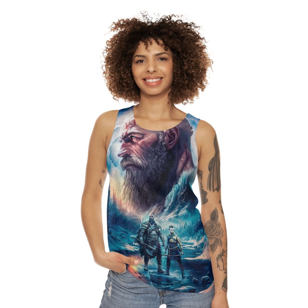 God of War Ragnarok Unisex Tank Top - women