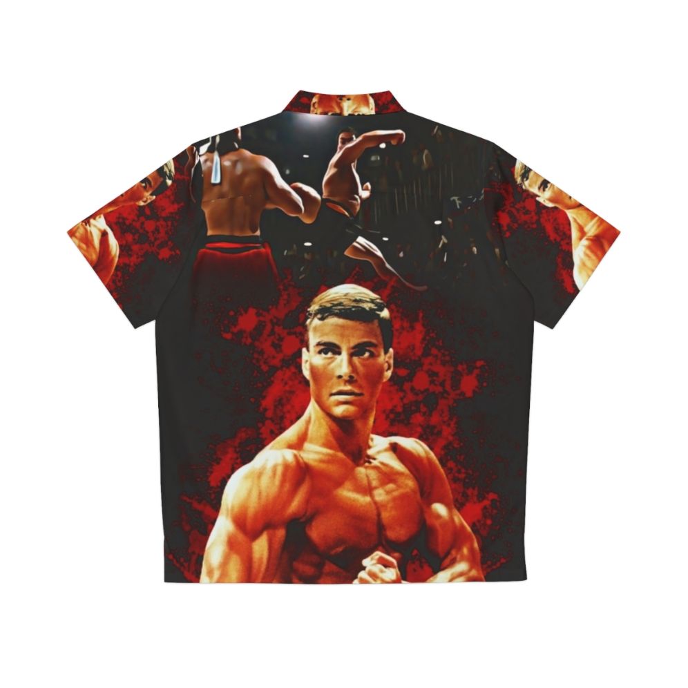 Bloodsport Hawaiian Shirt featuring Jean Claude Van Damme - Back