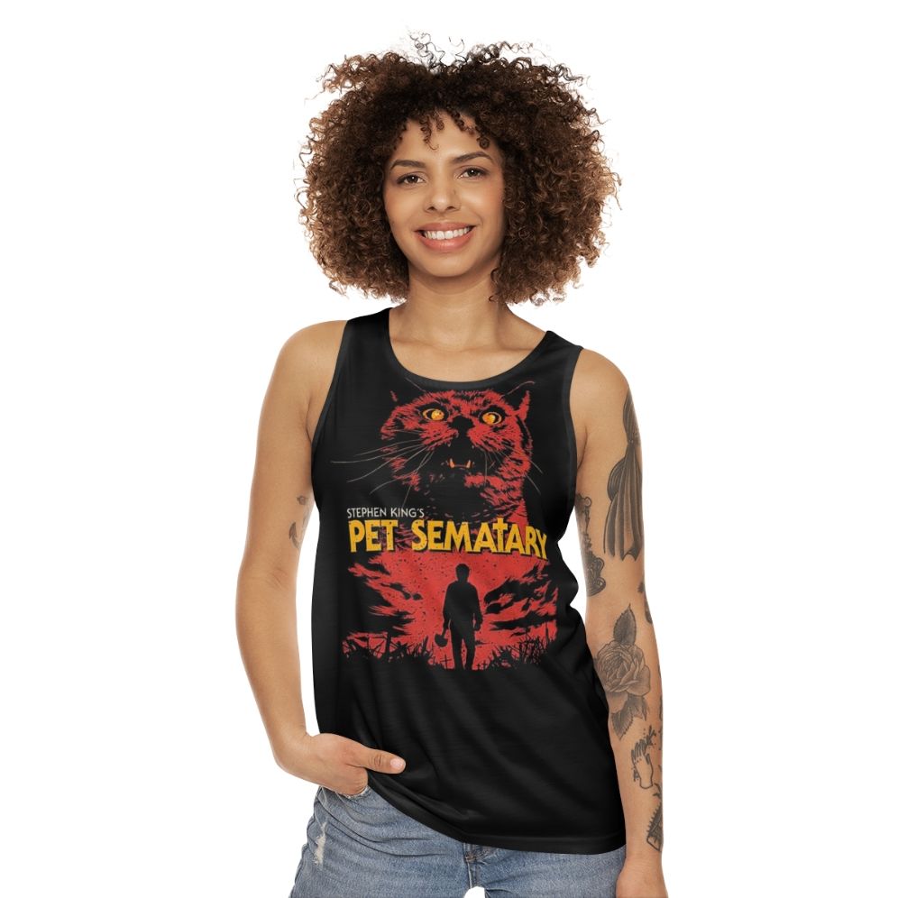 Pet Cemetery Horror Movie Unisex Tank Top - women