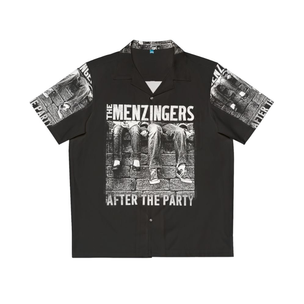 After The Party Hawaiian Shirt with The Menzingers Band Logo