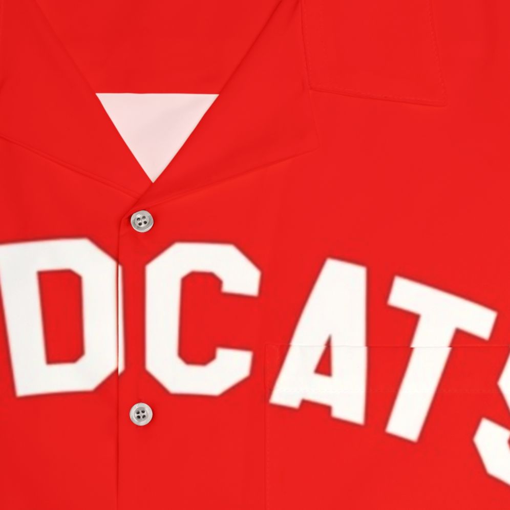 High School Musical Wildcats Sports Themed Hawaiian Shirt - Detail