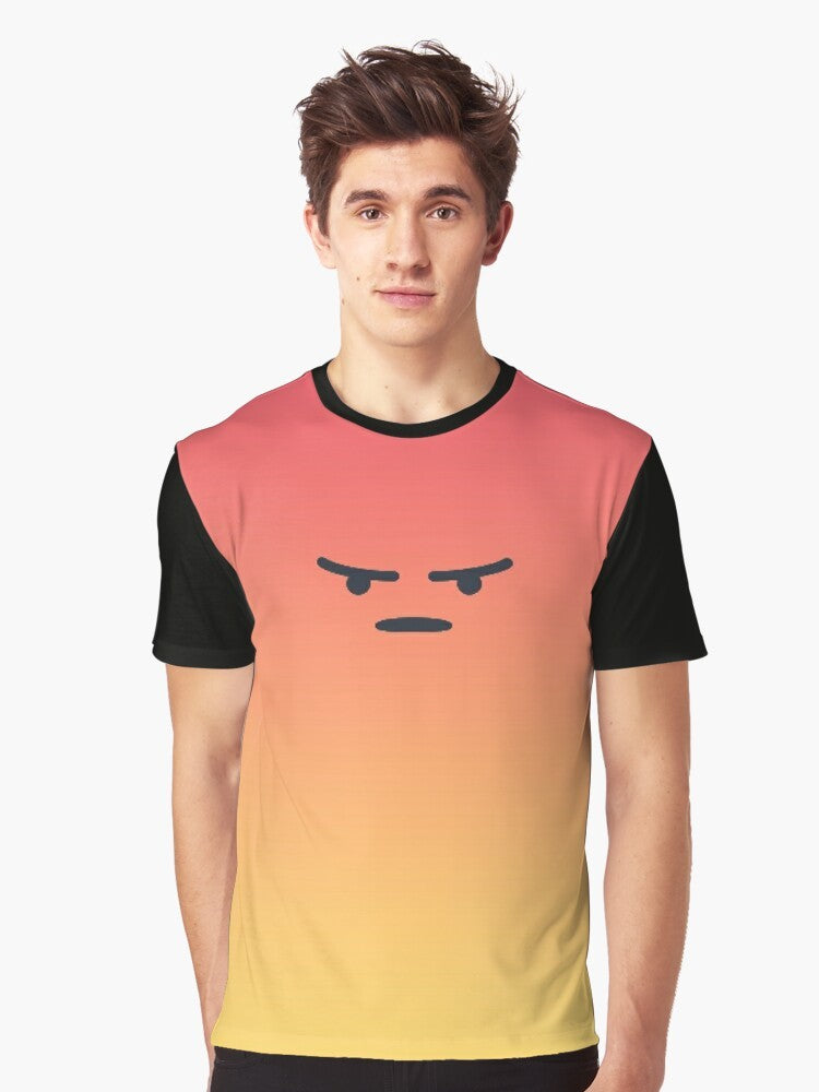 Angry React Meme Graphic T-Shirt - Men