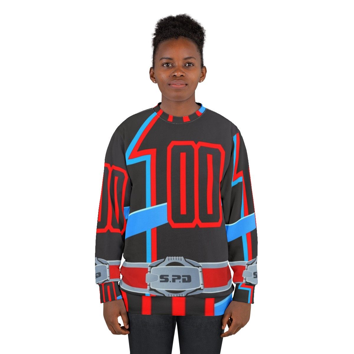 Dekaranger Shadow Sixth Space Patrol Sweatshirt - women