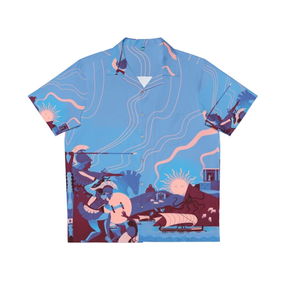 Ancient Greek Homeric Landscape Hawaiian Shirt