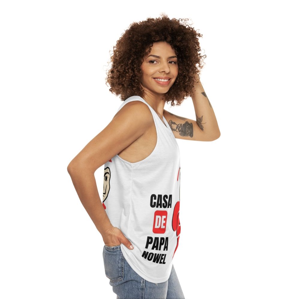 Casa De Papel Money Heist Unisex Tank Top - women side