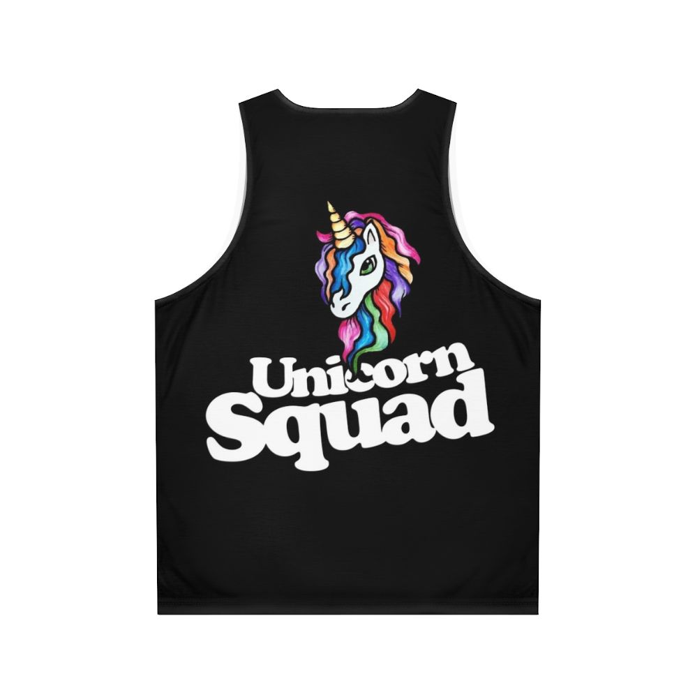 Retro unicorn squad unisex tank top - Back