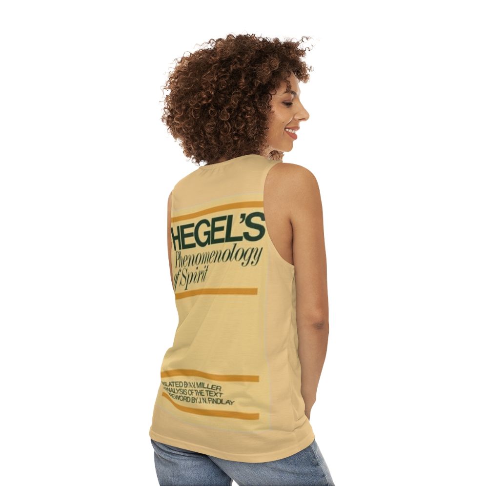 Hegelian Phenomenology Unisex Tank Top - women back