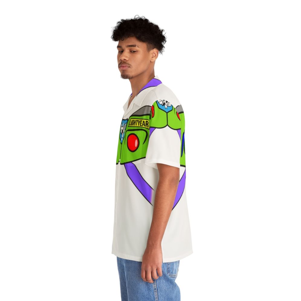 Space Ranger Hawaiian Shirt featuring Buzz Lightyear from Pixar's Toy Story - People Left