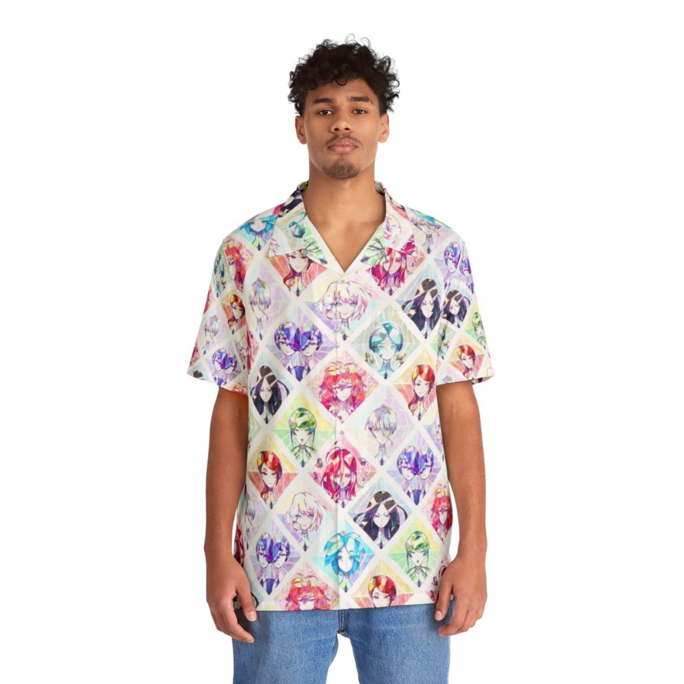 Houseki No Kuni Anime Crystal Hawaiian Shirt - People Front