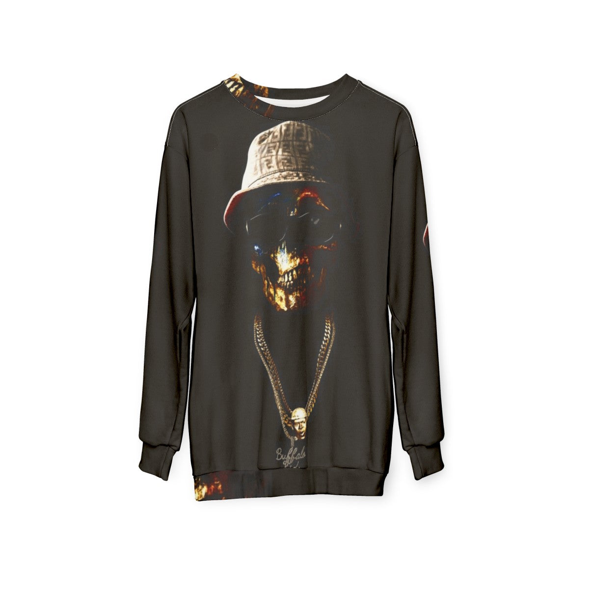 Conway The Machine Skull Face Sweatshirt - hanging