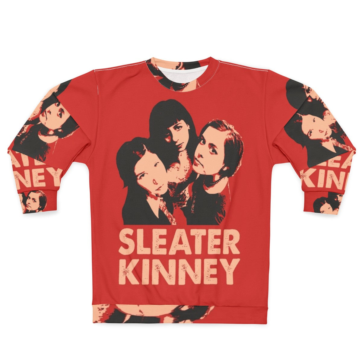 Sleater-Kinney Punk Rock Band Sweatshirt