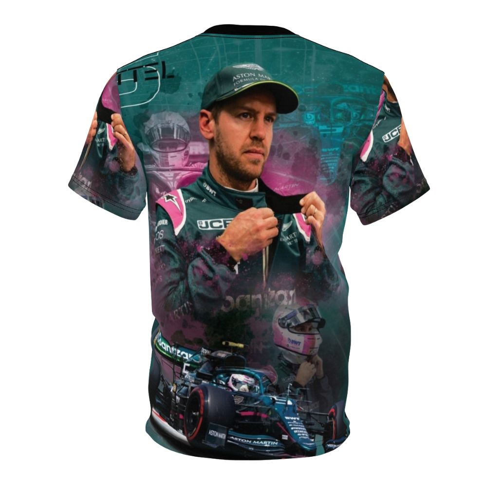 High-Quality Sebastian Vettel Inspired T-Shirt - Back