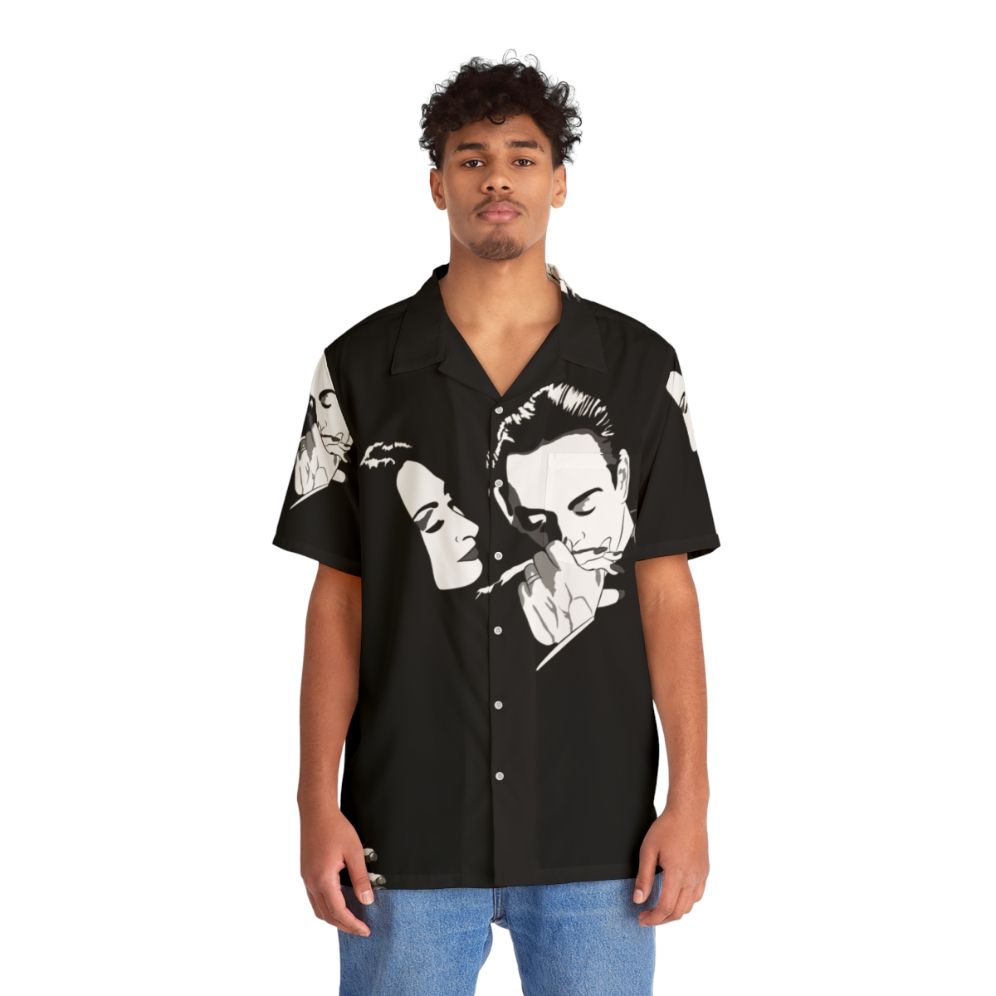 Gomez & Morticia Addams Family Hawaiian Shirt - People Front