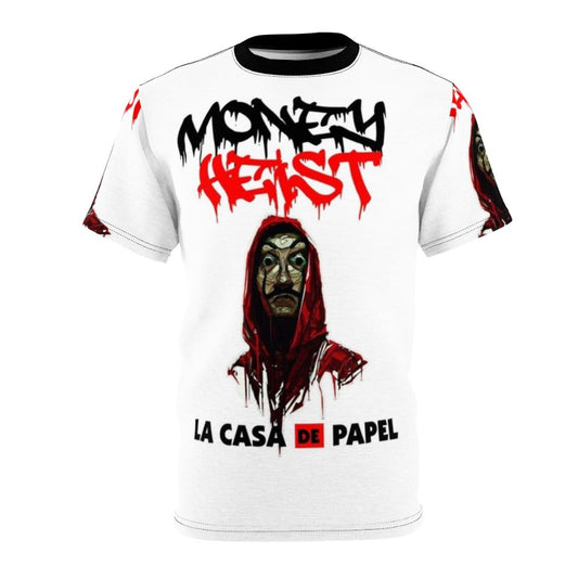 Money Heist fan t-shirt with iconic show logo design