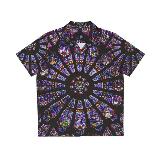 Notre Dame Rose Window Hawaiian Shirt