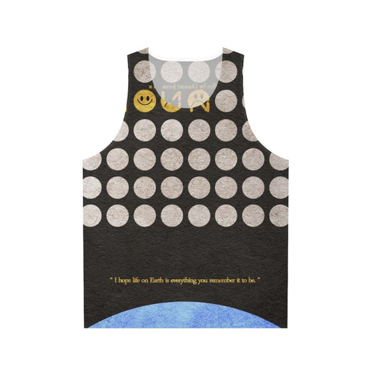 Retro moon minimalist sci-fi tank top