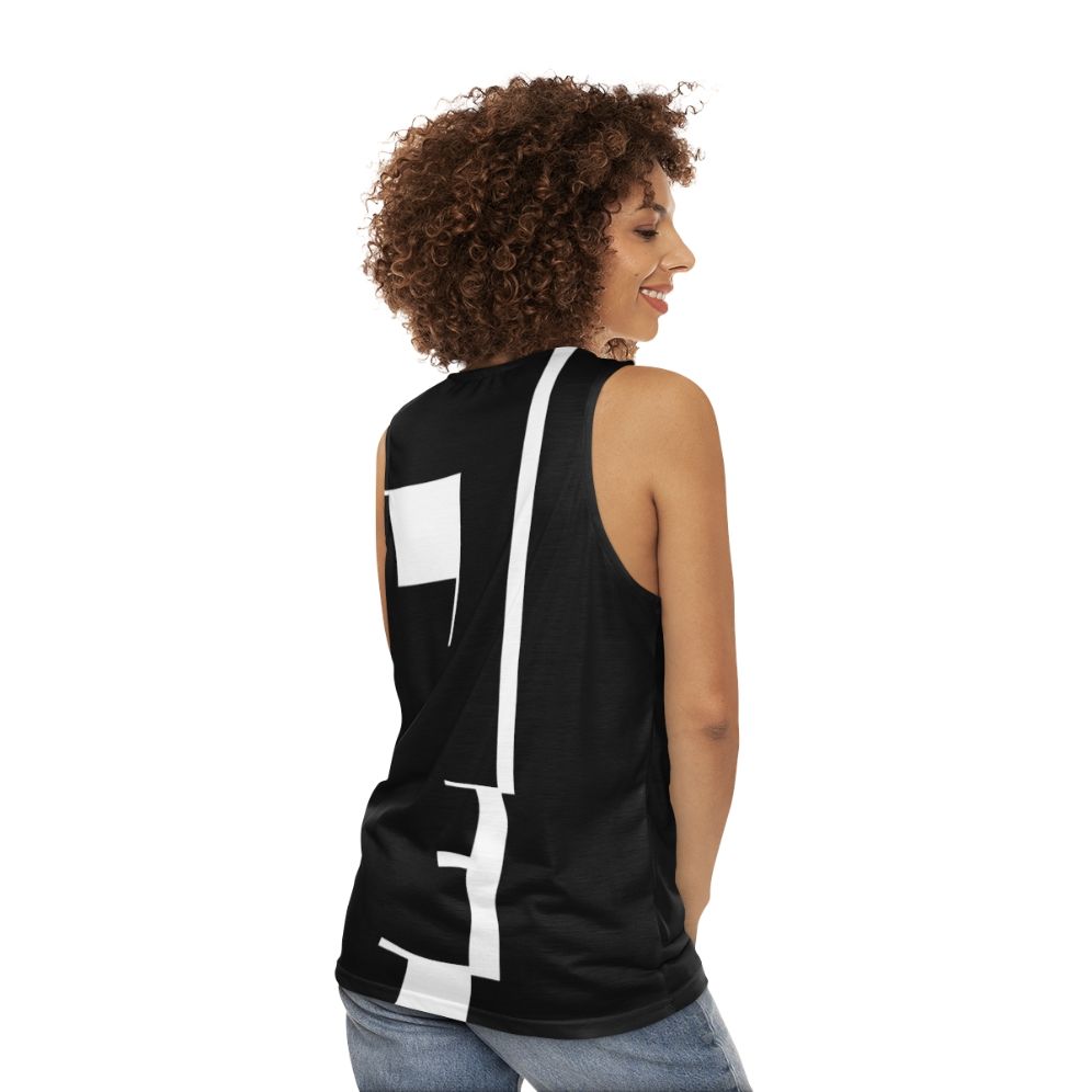 Bauhaus Unisex Dark Fashion Tank Top - women back