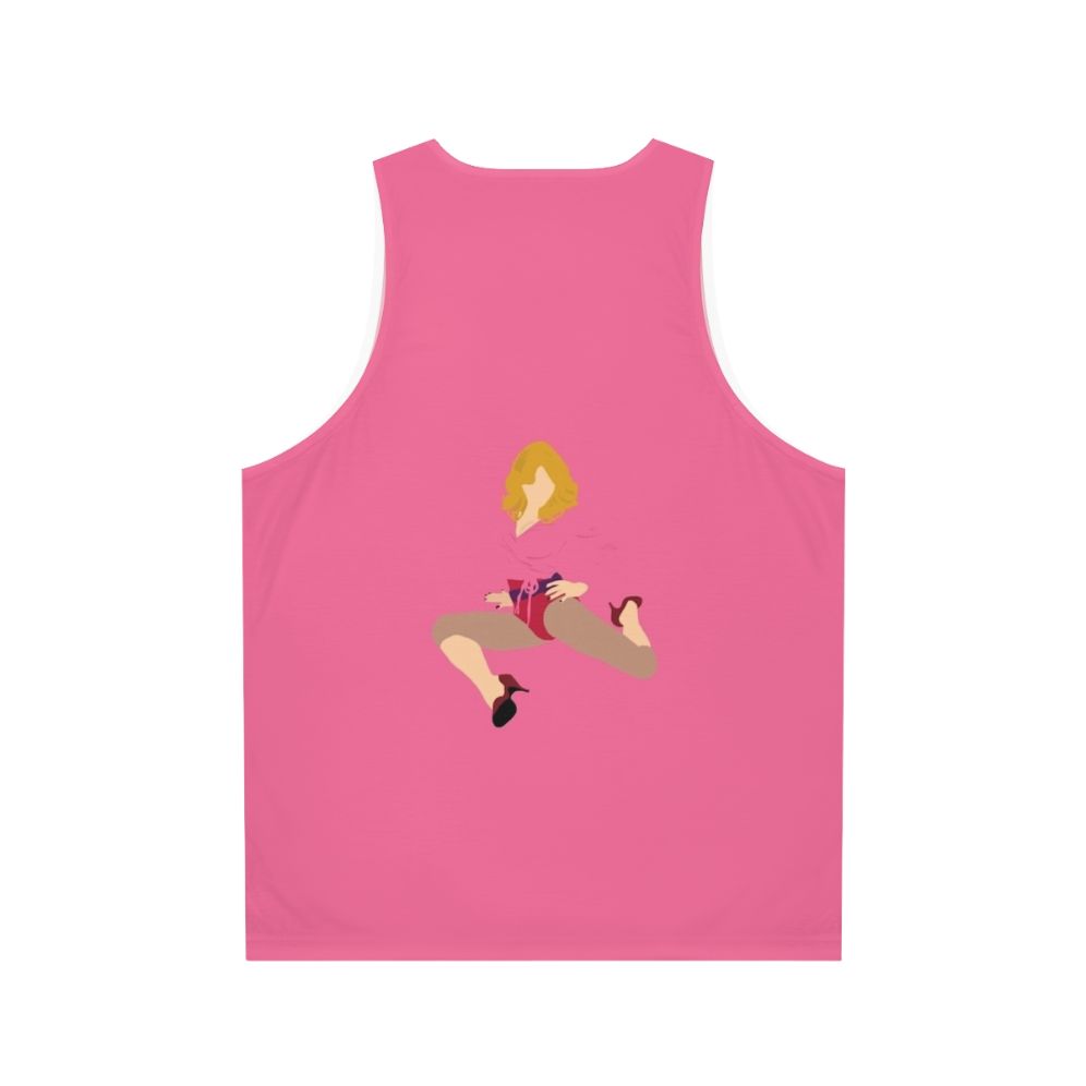 Madonna "Hung Up" Pantone Pink Unisex Tank Top - Back