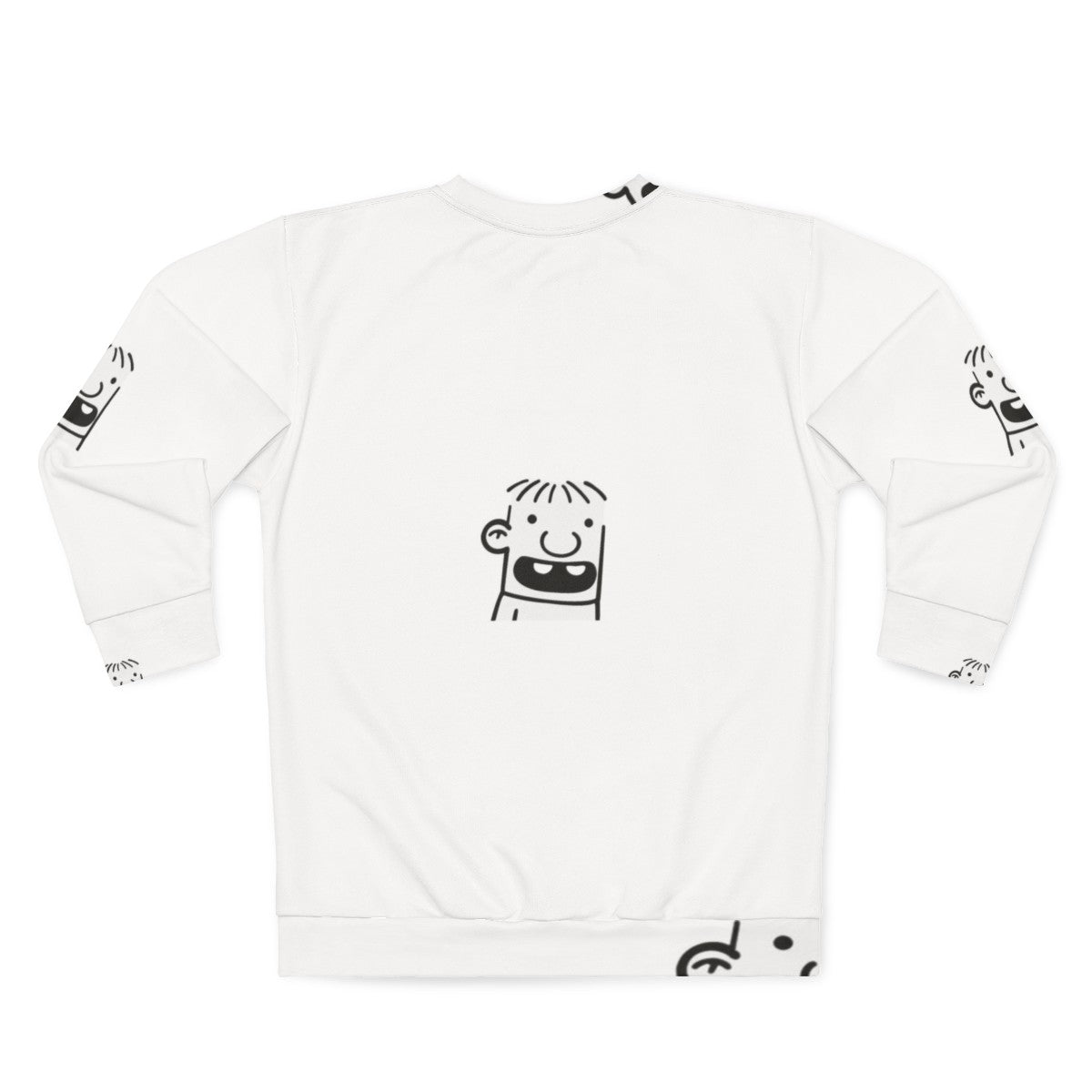 Rowley Jefferson from Diary of a Wimpy Kid graphic sweatshirt - Back