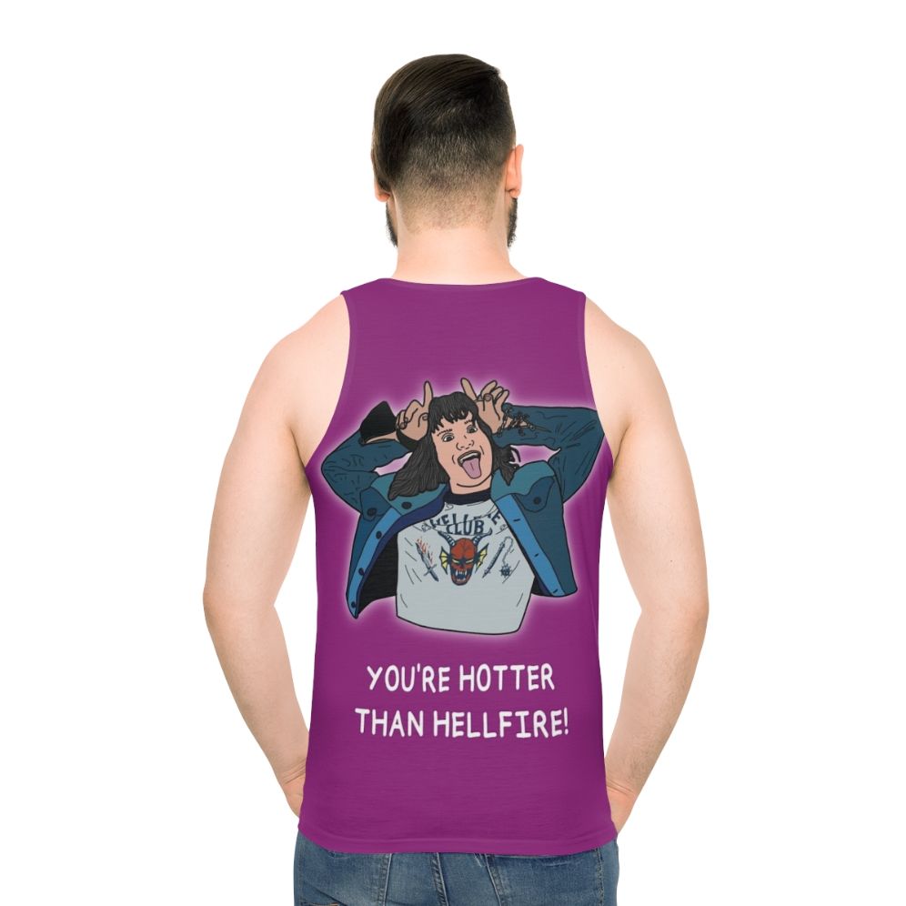 Eddie Munson Stranger Things Unisex Tank Top - men back