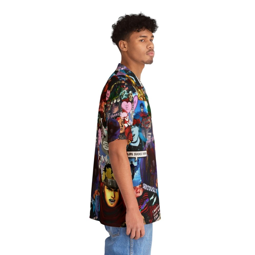 Wiccan Hawaiian Shirt with Superhero Motifs - People Pight