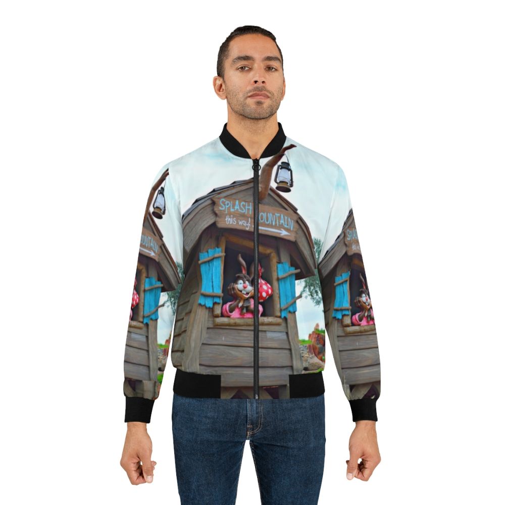 Walt Disney Splash Mountain Bomber Jacket with Brer Rabbit and Song Design - Lifestyle