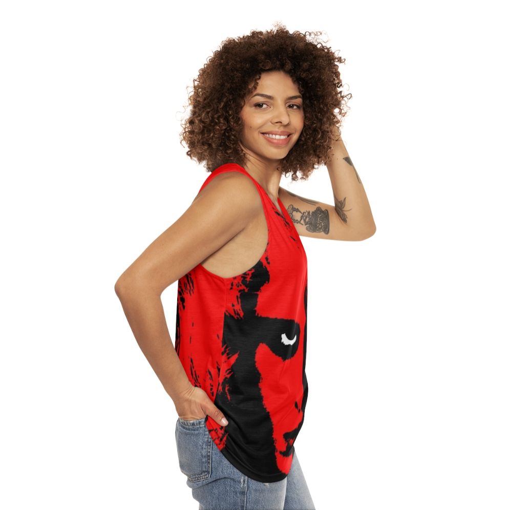 Retro Night of the Living Dead Zombie Unisex Tank Top - women side