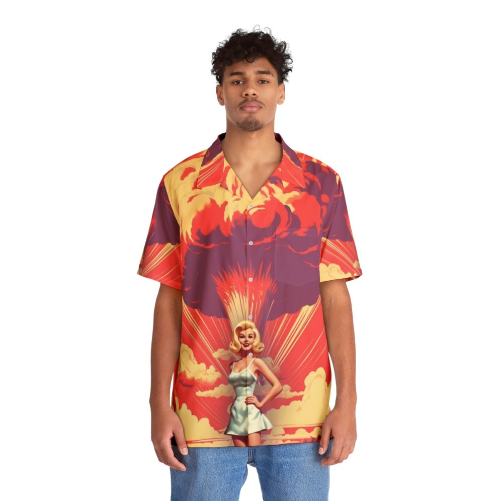 Barbenheimer 2023 Retro Hawaiian Shirt - People Front