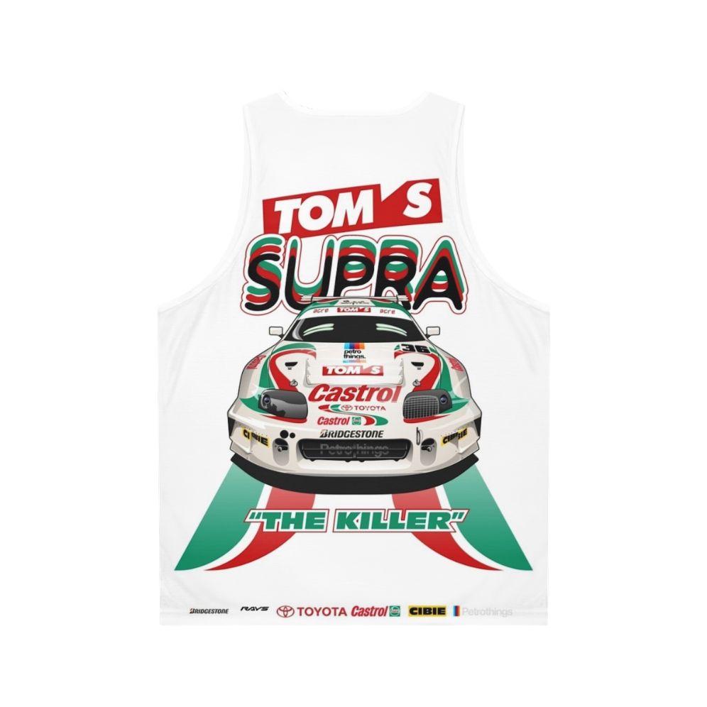 Toyota Supra Unisex Tank Top - Back