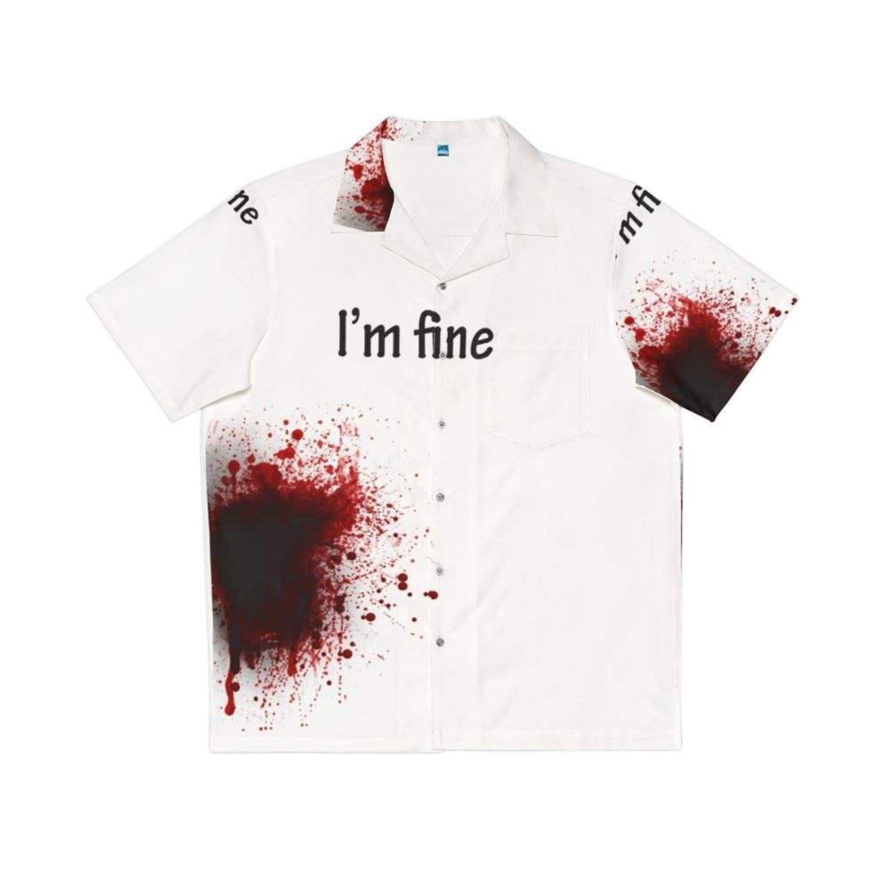 "I Am Fine" Hawaiian Shirt for Summer