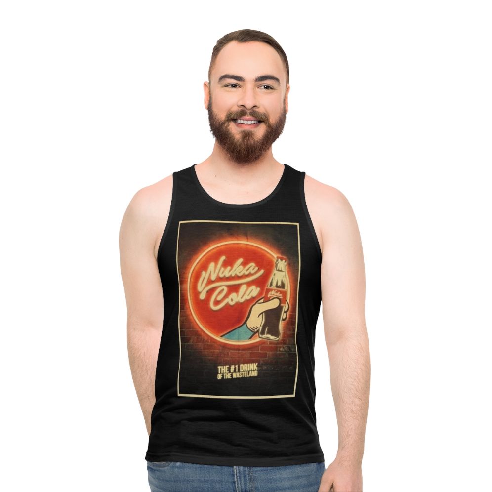 Nuka Cola inspired unisex tank top - men