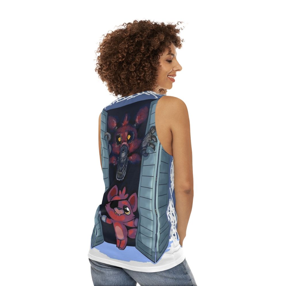 FNAF Foxy Unisex Tank Top - women back