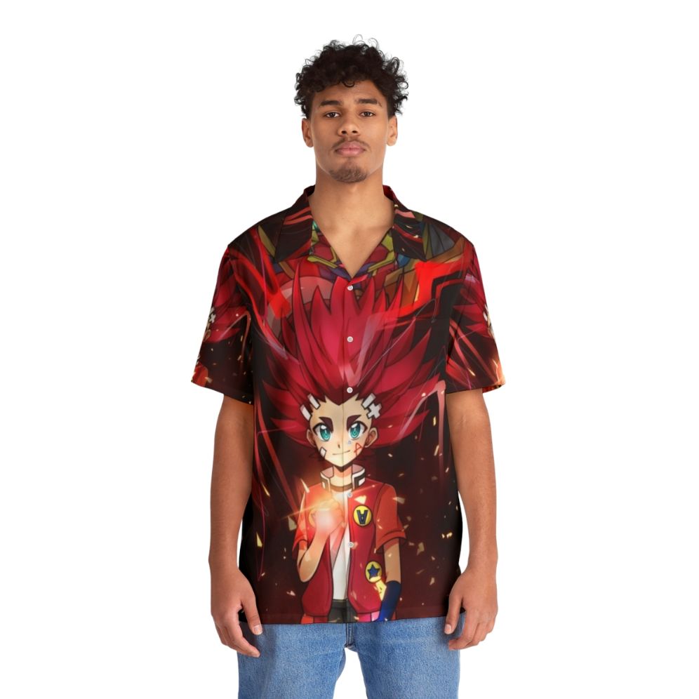 Aiger Akabane Beyblade Burst Turbo Hawaiian Shirt - Lifestyle